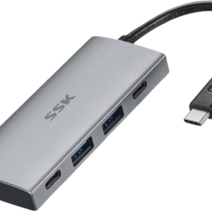 SSK Hub USB-C 4 en 1 10Gbps – Adaptador Multipuerto